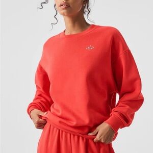 Alo Bright Red Sweatshirt